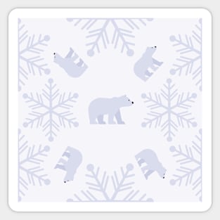 Winter time pattern 1 Sticker